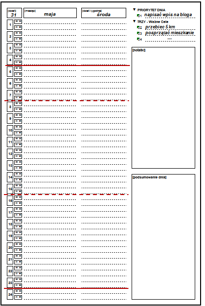planer dzienny
