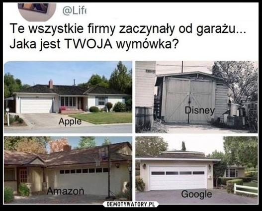 oni zaczynali w garażu